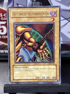 Left Arm of the Forbidden One LOB-123 The Legend of Blue Eyes White Dragon-image
