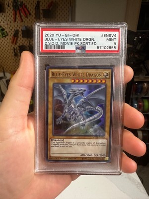 Yugioh Blue Eyes White Dragon MVP1-ENSV4 PSA 9-image