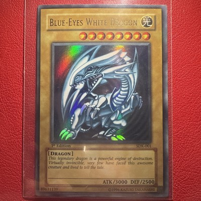 Blue-Eyes White Dragon - SDK-001 - 1st Edition - Japanese English - LP/NM-image