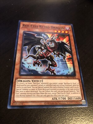 YUGIOH - Red-Eyes Retro Dragon - LDK2-ENJ04 - Common - 1st Edition - NM-image