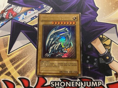 Blue-Eyes White Dragon SDK-001 Ultra Rare MP Yugioh Card 4/6-image