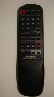 Fisher REM-M400 Mini System Remote Control DCSM310 DCSM400 DVD940AT01-image