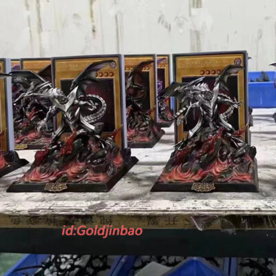 LuoJi Studio Yu-Gi-Oh! Red-Eyes Black Dragon Resin Statue In Stock WCF Scale-image
