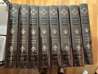 History Of The Church Joseph Smith Leather Complete Hardcover 8 Volume Set LDS-image