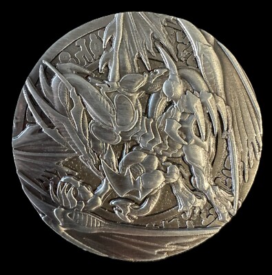 Yu-Gi-Oh! Anime Blue-Eyes White Dragon Relief Coin-image