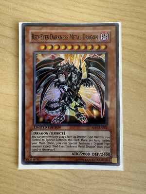 Red-Eyes Darkness Metal Dragon ABPF-ENSE2 - Limited Edition Super Rare LP Yugioh-image