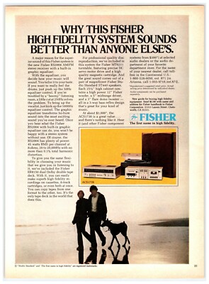 1978 FISHER HIGH FIDELITY STEREO SYSTEM Vintage 8