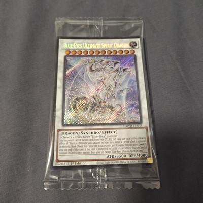 Blue-Eyes Ultimate Spirit Dragon (Secret Rare) SDWD-EN043 Sealed Yugioh Card -image