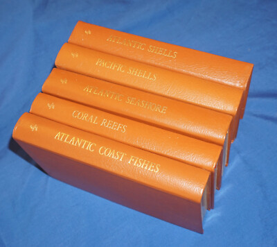 Set of 5 Excellent Easton Press ~ Roger Tory Peterson Field Guide ~ Oceans/Fish-image