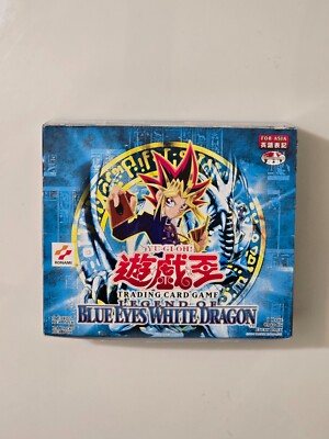 Yu-gi-oh Yugioh Legend of Blue Eyes White Dragon EMPTY Booster Box  ASIA English-image