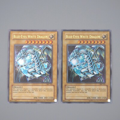 YuGiOh Blue Eyes White Dragon Ultra JMP-001 Shonen Jump Promo EX English n392-image