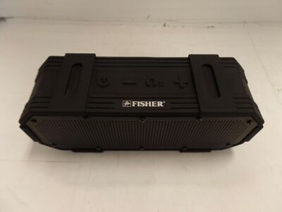Fisher FBT680 Portable Bluetooth Speaker (Black) AS IS READ-image
