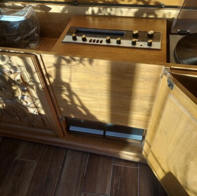 Amazing Vintage Stereo System & Cabinet-image