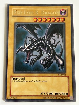 Red-Eyes Black Dragon - SDJ-001 - YuGiOh! Starter Deck: Joey - Ultra Rare - MP-image
