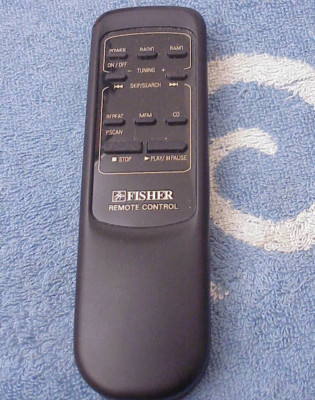 FISHER CD Audio System Remote Control (No Model Number)-image