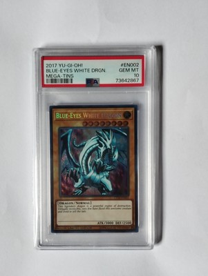 Blue Eyes White Dragon CT14-EN002 Secret Rare 1st Edition PSA10-image