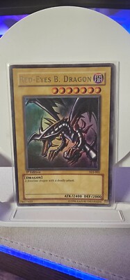 Yugioh - Red-Eyes B. Dragon SDJ-001 Ultra Rare 1st Ed LP-image