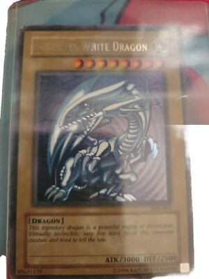 Yu-Gi-Oh! TCG Blue-Eyes White Dragon (Version 2) Legendary Collection Kaiba Mega-image