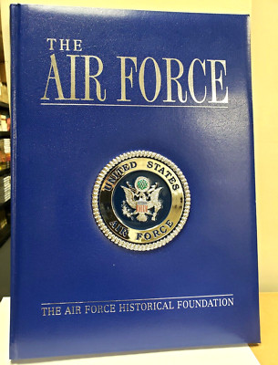THE AIR FORCE ~ Air Force Historical Foundation Illustrated ~ Leather Bound NEW~-image