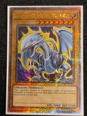 Blue-Eyes White Dragon (7th Art) - RA04-EN108 - Quarter Century Secret Rare - NM-image