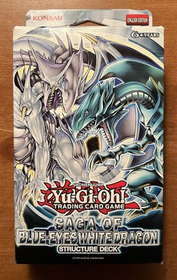 Yu-Gi-Oh Saga of Blue Eyes White Dragon Structure Deck (SDBE) New In Box- 1st Ed-image