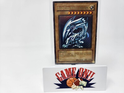 YuGiOh Blue-Eyes White Dragon SDK-001 1st Edition Ultra Rare MP-image
