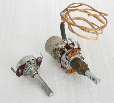 Fisher 400 Tube Receiver Part : Volume and Balance Potentiometers-image