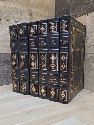 Easton Press SIGNED Astronaut Library 6 Volumes Complete Set-image