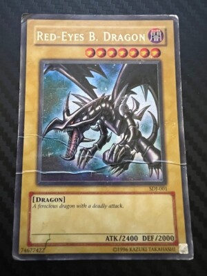 Yugioh Red-Eyes B. Dragon SDJ-001 Ultra Rare Unlimited DMG-image