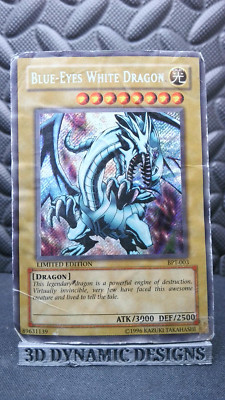 | Yugioh Blue-Eyes White Dragon BPT-003 Secret Rare DMG 🔥 |-image