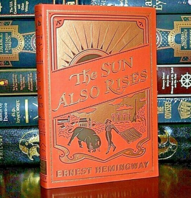 NEW Sun Also Rises by Ernest Hemingway Collectible Soft Leather Bound Gift-image