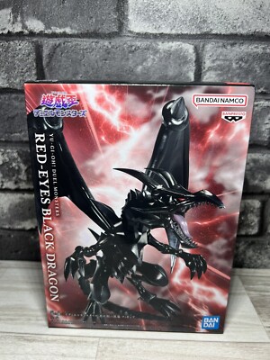 Anime YU-GI-OH! Duel Monsters Red Eyes Black Dragon Figure  Japan -image
