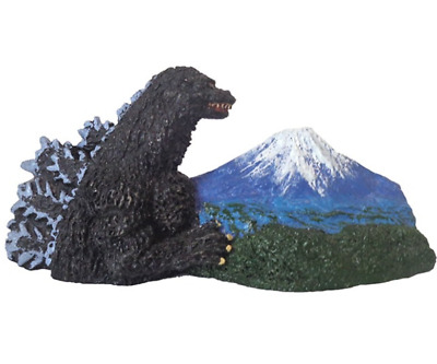 Godzilla Diorama Magnet Godzilla and Mt. Fuji NEW-image