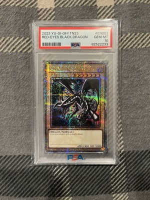 PSA 10 Gem 2023 YU-GI-OH! TN23-EN003  Red-Eyes Black Dragon Quarter Century-image