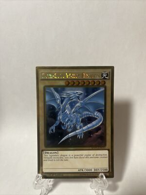 Yu-Gi-Oh! Blue-Eyes White Dragon MVP1-ENG55 Ultra Rare 1st Edition LP-image