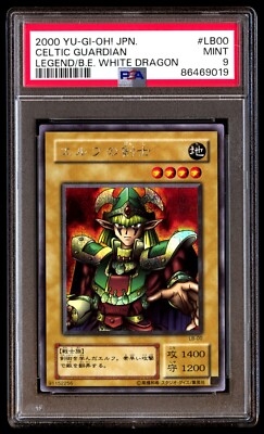PSA 9 Mint Celtic Guardian LB-00 Legend of Blue-Eyes White Dragon 2000 Japanese-image