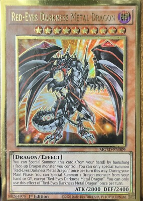 Yu-Gi-Oh! TCG Red-Eyes Darkness Metal Dragon Maximum Gold: El Dorado MGED-EN009-image