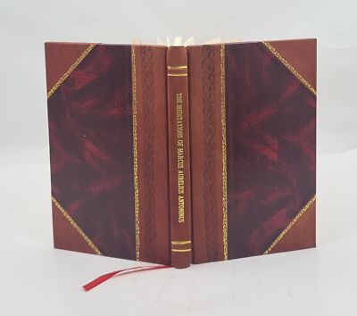 The Meditations Of Marcus Aurelius Antoninus With The Manual Of [Leather Bound]-image