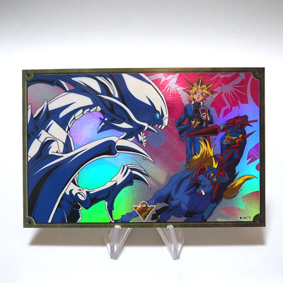 Yu-Gi-Oh BANDAI BANPRESTO Postcard Blue-Eyes White Dragon 1998 Promo Japan M183-image