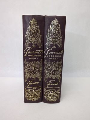 The Gourmet Cookbook Volume 1 & 2 Vintage 1957 Hardcover Full Set-image