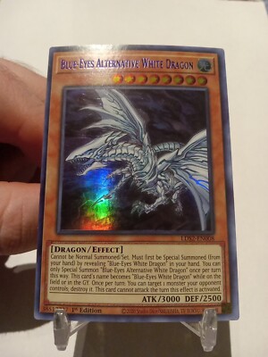 Yu-Gi-Oh! Blue-Eyes Alternative White Dragon (Blue) LDS2-EN008 Near Mint 1st Ed-image