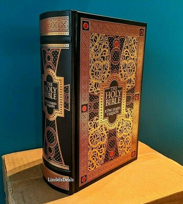 The Holy Bible King James Version Gustave Dore Illustrated Leather Bound NEW-image