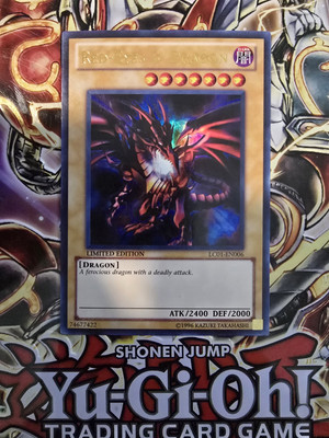 Yugioh RED-EYES B. DRAGON LC01-EN006 Ultra Rare Holo - LP -image