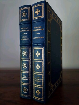 Franklin Library William Shakespeare Tragedies & Comedies Best-Loved Books Set-image