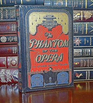 The Phantom of the Opera by Gaston Leroux Poe Lovecraft New Sealed Leather Bound-image