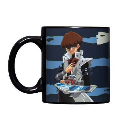 YU-GI-OH Seto Kiaba and Blue Eyes White Dragon 15 oz. Heat Change Ceramic Coffee-image