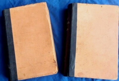 HUBERT BANCROFT WORKS POPULAR TRIBUNALS 2 v. I & II SET1887 CALF LEATHER HANGING-image