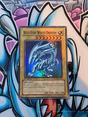 Blue-Eyes White Dragon DPKB-EN001 Super Rare 1st Edition Duelist Pack Kaiba-image