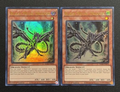 2025 YUGIOH RA04 ULTRA RARE BLACK METAL DRAGON X2 NM-image