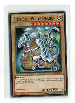 BLUE-EYES WHITE DRAGON LDK2-ENK01 1st EDITION YUGIOH TCG NM-image